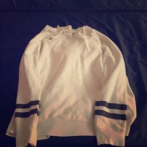 Oversized white hoodie